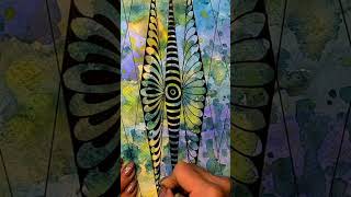 Mesmerizing Geometric Zentangle #zendoodle #shorts #short