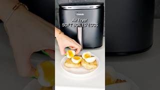 #shorts #asmr Life Hack🥚 Perfect Soft Boiled Eggs made with COSORI Turboblaze #airfryer (DC601) 🥚