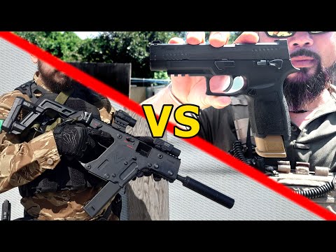 【サバゲー】クリスベクター　VS　M17　in 369フィールド