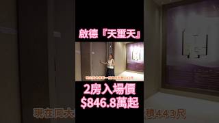 啟德｜天璽天｜2房｜入場價$846.8萬起 #cullinansky #天璽天 #啟德