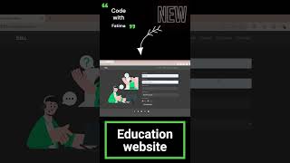Education Website Design #coding #htmldesign #webdesign #programming #webdevtutorial