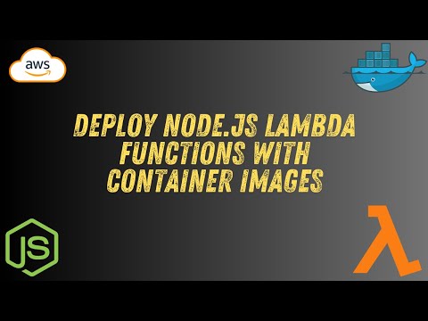Deploy Node.js Lambda function with container images 🚀