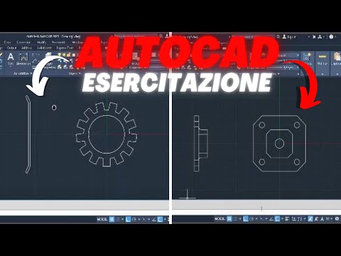 Autocad Esercitazione- Drawing practice