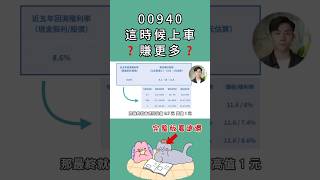 00940還沒買，晚X個月上車 賺更多❗️❓ #00939 #00940 #00941 #00929 #00919 #00882 #0056 #投資 #交易 #元大臺灣價值高息 #etf #配息
