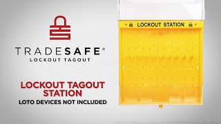 XXL Lockout Tagout Station - No LOTO Devices | TRADESAFE