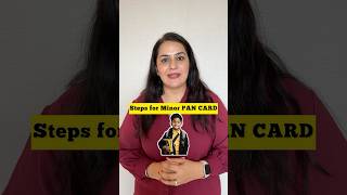 Apply for Minor PAN Card ONLINE Easily ✅ Step-By-Step Process #shorts