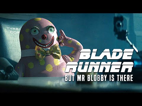 Blade Runner But Mr Blobby Is There