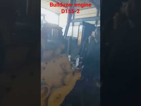bullduzer engine D155-2 kumatsu #construction #crawlerexcavator #constructionequipment