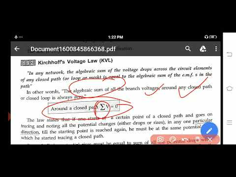 Network theory, VTU, 18EC32,Module1,part4,bakshi book