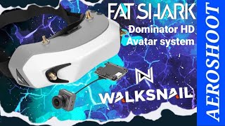 fatshark dominator hd goggles (walksnail avatar hd)/unboxing.  #fatshark #walksnail