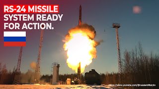 Horrible Fire ‼️ Russian RS-24 Yars Missile System Ready For Action