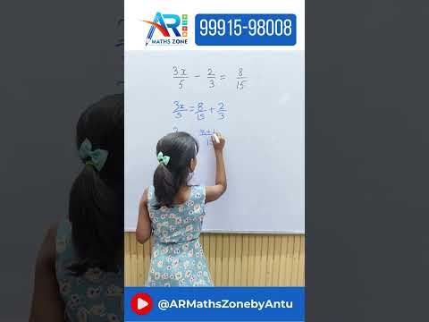 Student of class 6th Solving the question of class 9th