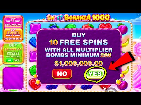 I Spent $1,000,000 On SWEET BONANZA!