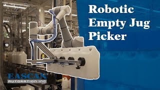 Eascan Automation | Automate Your Depalletizing Process with the Robotic Empty Jug Picker