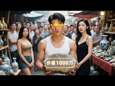 Loser blinded by magical pearl awakens godly eye—sees treasures and through women's clothes!