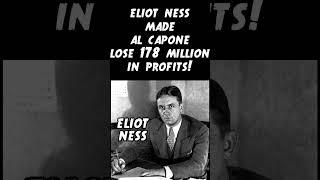 ELIOT NESS COST AL CAPONE A LOT OF MONEY! #shorts #alcapone #eliotness #prohibition