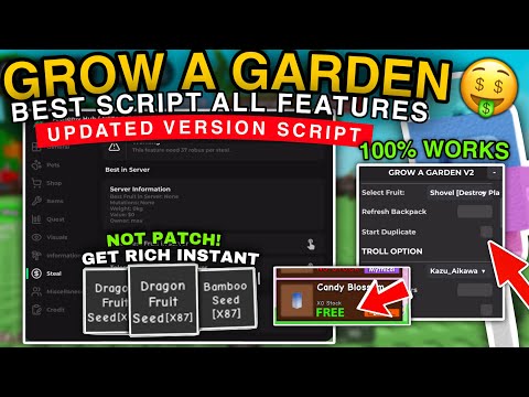 [UPD] Grow A Garden Script : Alchemy Hub Auto STEAL Fruit/Pets, Instant Rich, & More | Mobile & PC