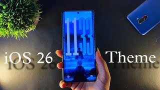 iOS 16 Style Theme in HyperOS 2 For Any Xiaomi Devices | New Look Theme | #hyperos2 #ios26