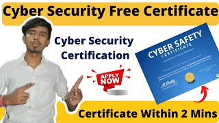 Cyber Security Certifications | Cybersecurity Certificate | Cybersecurity Free Certificate