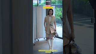佐々木希、ハーフパンツのワントーンコーデ