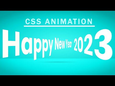 Happy New Year Animation CSS