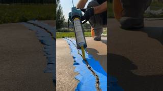 👌Concrete repair done right.  #concreterepair #homeimprovement #homemaintenance