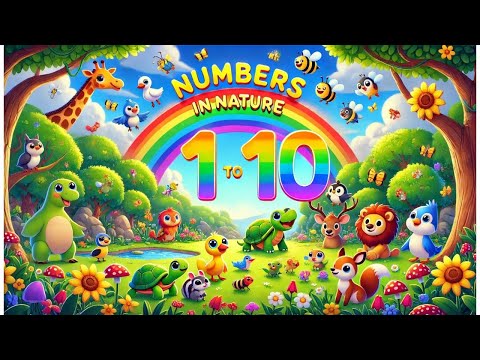 Children Education - Numbers in Nature: FunLearning - Fun Counting for Kids with Nature's Critters!