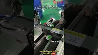 Automatic PVC Electrical Insulating Tape Heat Shrink Packaging Line SD-60SS+SD-1060+SD-4522胶带收缩包装线