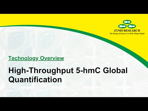 High-Throughput 5-hmC Global Quantification