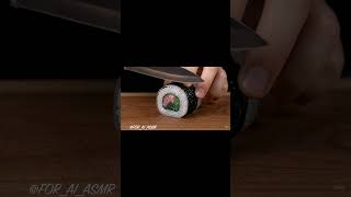 AI Glass Food Cutting ASMR |Relax and Unwind with Soothing Sounds of Glass Cutting#asmr #SushiRoll