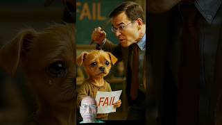#The cute poor little puppy hasn't pass Marks so, rich puppies teasing him#shorts#stories😢😢😢😢