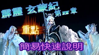 霹靂  玄蒙紀 第十五章，簡易快速重點情報!!!