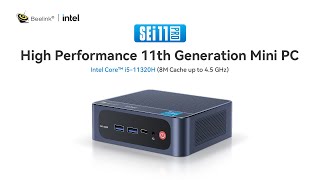 Mini Computers| Mini PC Beelink SEI 11equipped Intel Core I5 11320H & Widnows 11 Pro
