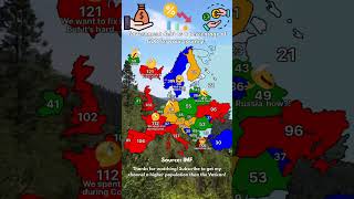 How much debt does your country have? #mapping #map #geography #europe
