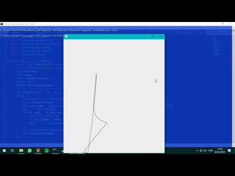 Rotação de Wireframe de superfície curvada