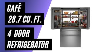 Café - 28.7 Cu. Ft. 4 French Door Refrigerator with Dual Dispense Autofill Pitcher - Stainless Steel