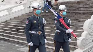中正紀念堂禮兵收哨暨降旗典禮｜中華民國陸軍儀隊