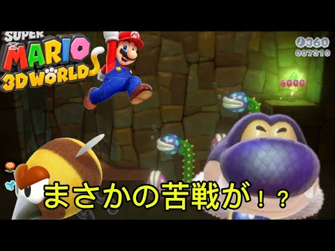 「かどつかのプレイ動画」15は兄弟でスーパーマリオ3Dワールドをプレイしていきました！その結果、まさかの、ステージで大苦戦中！？