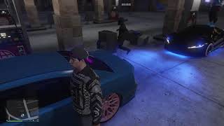 GTA V CLEAN CAR MEET PS4  | park up and chill | cruising/drag races/overtakes | join up |
