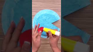 How to make a COLORFUL FISH Craft #shorts
