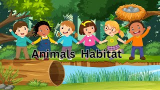 Animal Habitats | Animal Homes | Animals video for kids