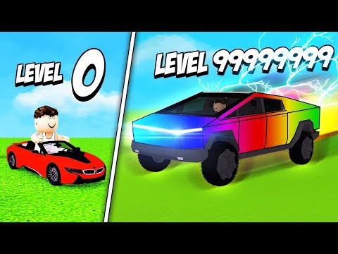 We Went Level 0 to Level 99999999 in Roblox CAR TRAINING! - (Noob To Pro) - Gameplay