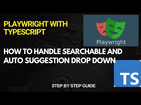 How to Handle Auto Suggestion | Searchable Drop Down in Playwright | Easy Explanation for Beginners