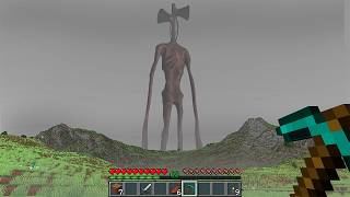 I Spawn The Siren Head At The Moon Woke Up in Minecraft 2025!