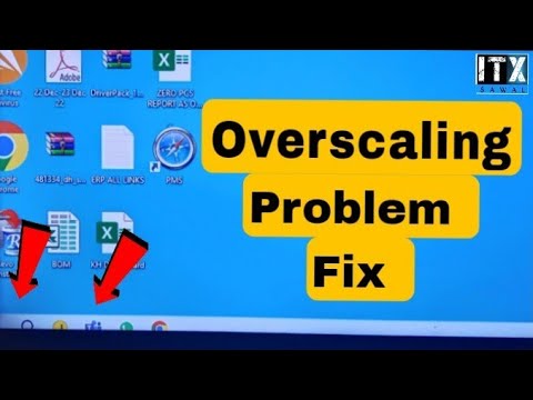 How to Fix PC Overscaling when using TV as Moniter via HDMI || itx sawal ||