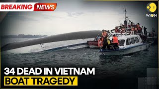BREAKING | Tourist Boat Capsizes During Thunderstorm in Vietnam; 34 Dead; 8 Missing |WION World News