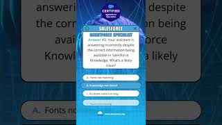 Salesforce Certified Agentforce Specialist Practice Exam Questions