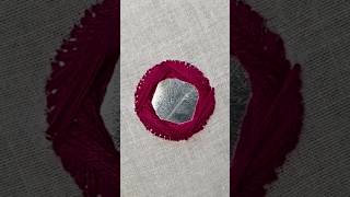 Amazing Hand Embroidery Mirror Work Design Ideas #handembroidery #mirrorwork #shorts #viral #craft