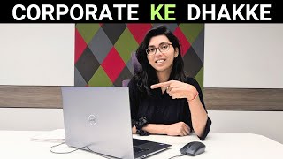 A Realistic Day in Life of a Corporate Employee, India | 9-5 Job, WFO Routine, CyberHub Gurgaon Tour