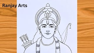 Ram Ji Drawing Easy | How to draw Lord Rama | Ram drawing for beginners | Chitra